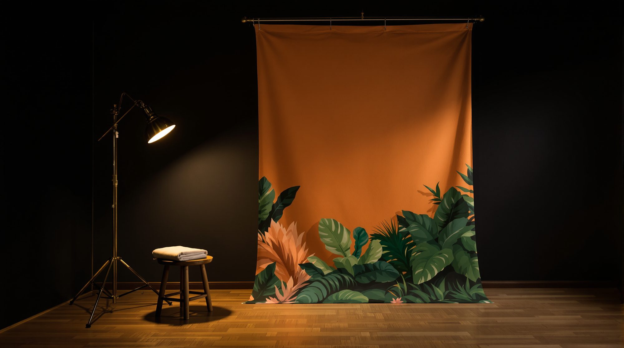 Crie o seu studio · cenários e modelos exclusivos da marca