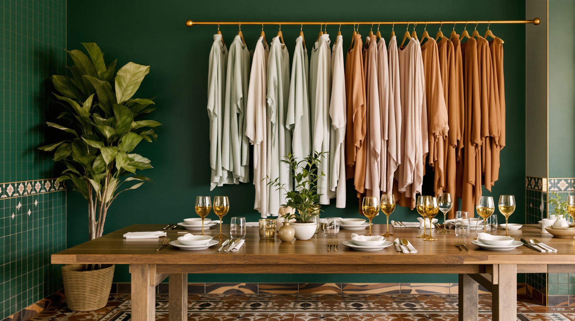A casa: moda e gastronomia na mesma mesa